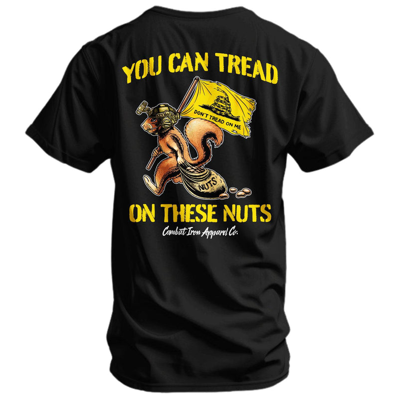 Load image into Gallery viewer, Tread On These Nuts Patriotic Men&#39;s T-Shirt
