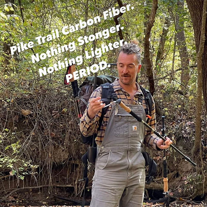 Load image into Gallery viewer, Pike Trail Carbon Fiber Trekking Poles – Lightweight, Adjustable Hiking Poles for Every Adventure
