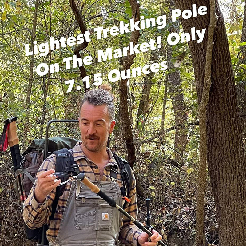 Load image into Gallery viewer, Pike Trail Carbon Fiber Trekking Poles – Lightweight, Adjustable Hiking Poles for Every Adventure
