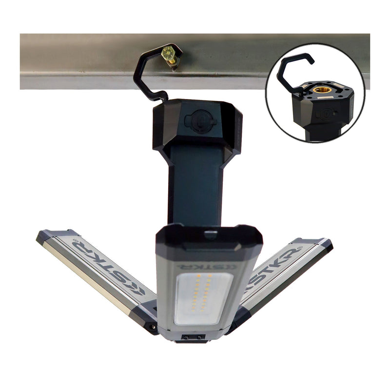 Load image into Gallery viewer, TRi-Mobile Work Light with Tripod -  Portable Rechargeable Shoplight
