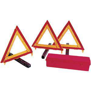 Load image into Gallery viewer, Warning Triangle, (Set of 3) w/Carrying Case | WTR
