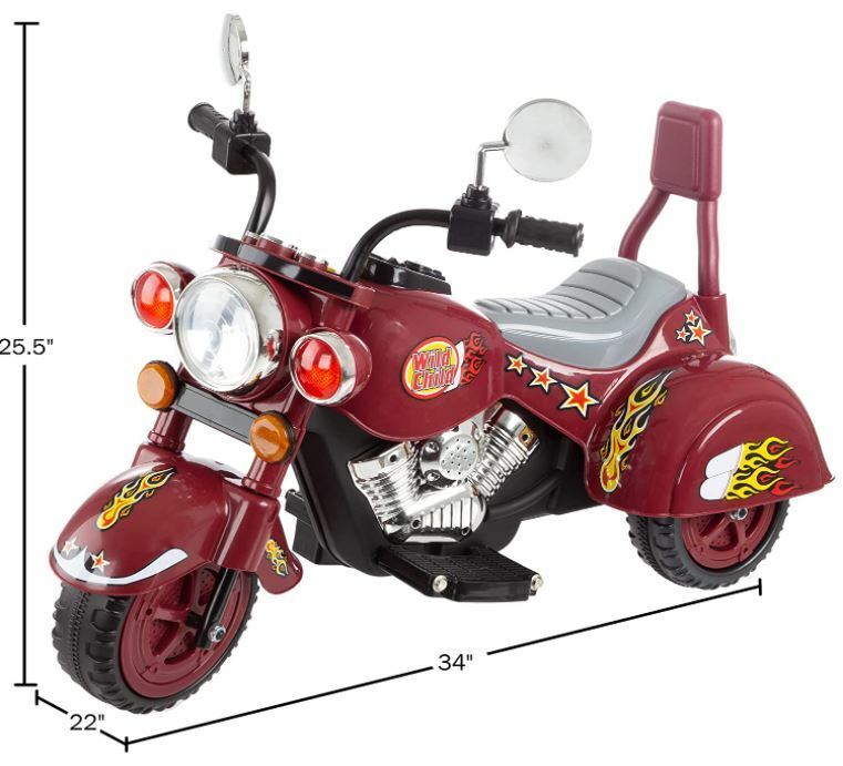 Load image into Gallery viewer, Triciclo Eléctrico Infantil con Batería Recargable de 6V y Diseño de Moto Pandillera de Alta Calidad
