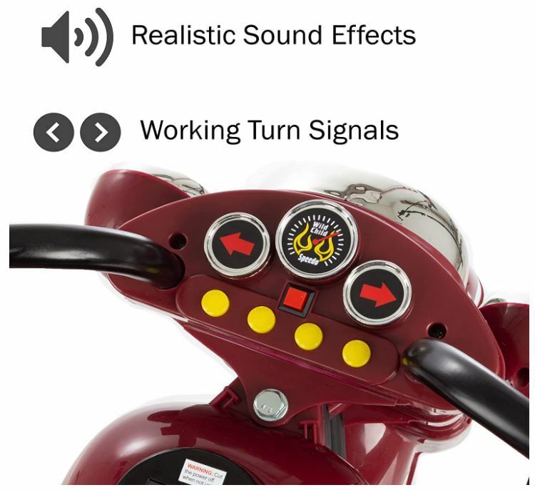 Load image into Gallery viewer, Triciclo Eléctrico Infantil con Batería Recargable de 6V y Diseño de Moto Pandillera de Alta Calidad
