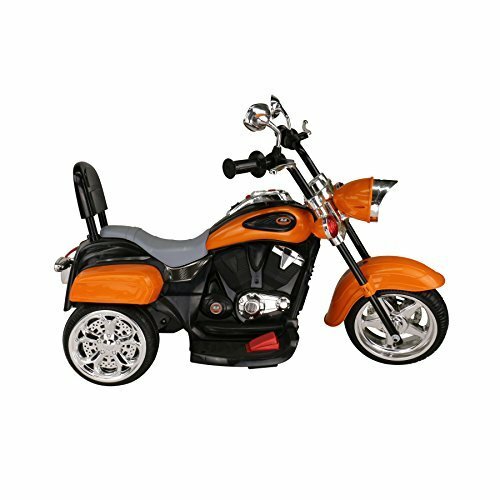 Load image into Gallery viewer, Electric Ride-On Trike Motorcycle for Kids 3-4 Years Old - Orange

