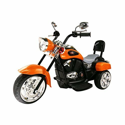 Load image into Gallery viewer, Electric Ride-On Trike Motorcycle for Kids 3-4 Years Old - Orange
