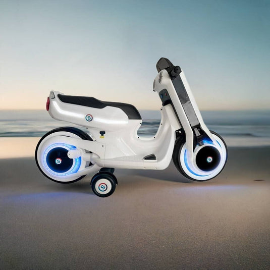 Electric Kids Lightcycle Ride-On Motorcycle Scooter Toy