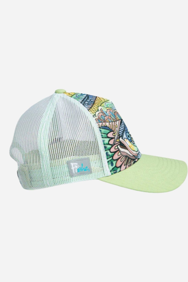 Load image into Gallery viewer, Tropical Tarpon Abstract Trucker Hat
