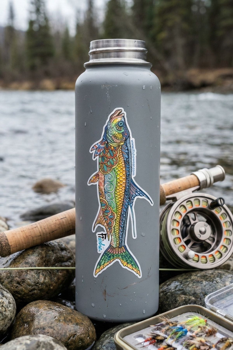 Load image into Gallery viewer, Tropical Tarpon Sticker
