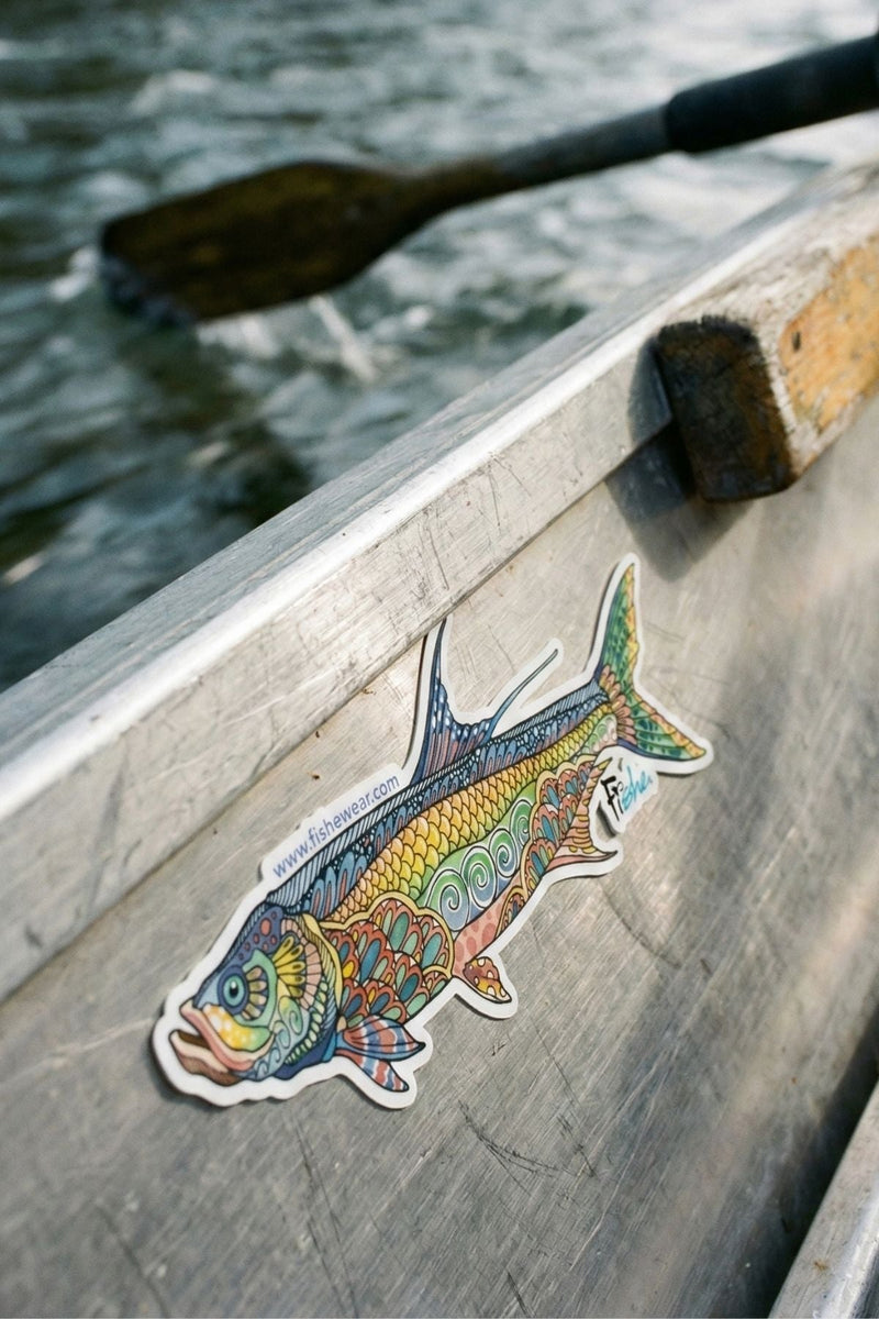 Load image into Gallery viewer, Tropical Tarpon Sticker
