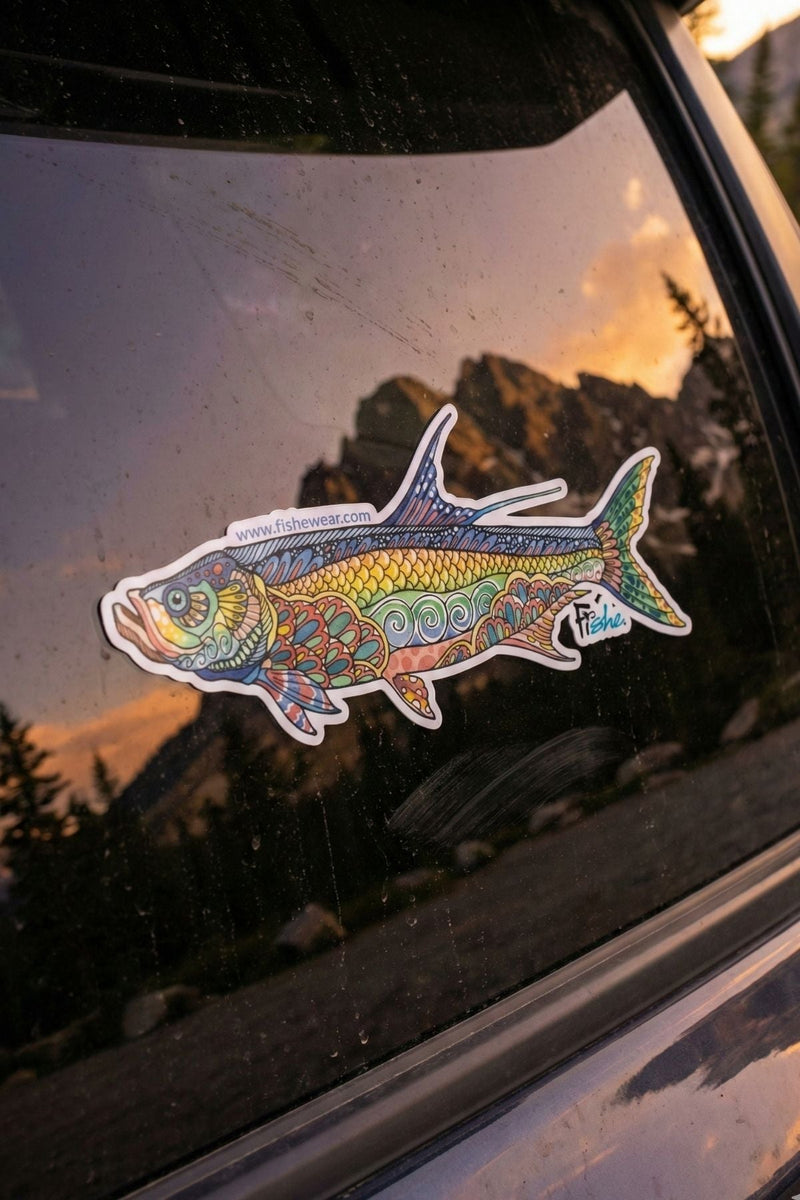 Load image into Gallery viewer, Tropical Tarpon Sticker
