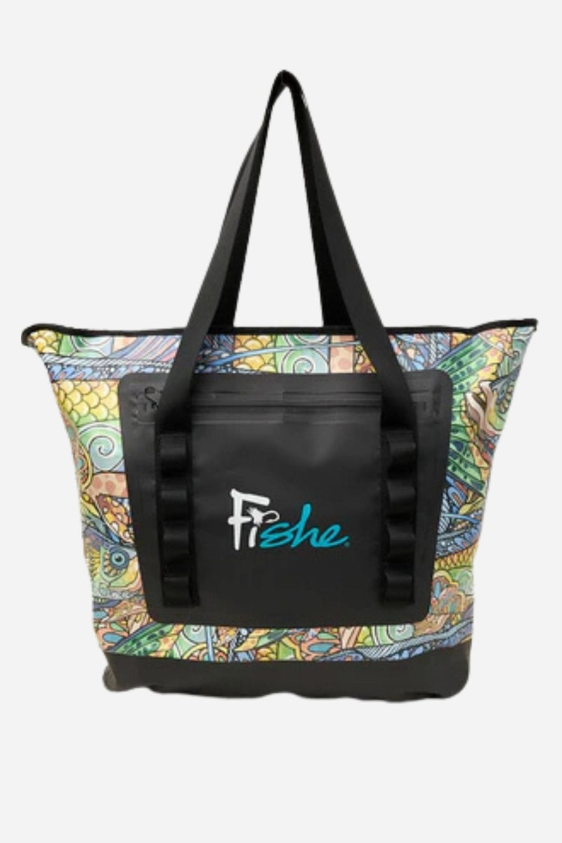Load image into Gallery viewer, Tropical Tarpon Wedge Tote Dry Bag
