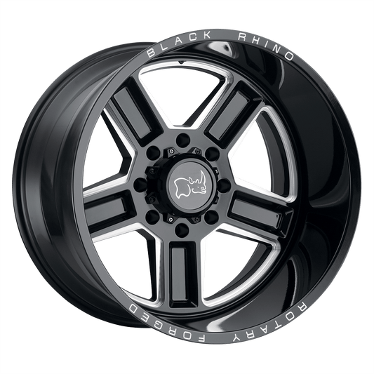 Black Rhino Hard Alloys Canon Gloss Black W/ Milled Spokes