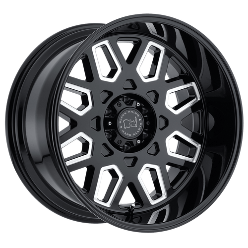 Black Rhino Hard Alloys Predator Gloss Black W/ Milled Windows