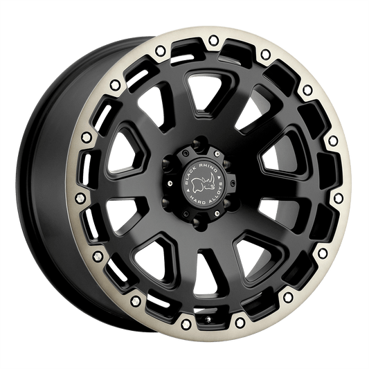 Black Rhino Hard Alloys Razorback Matte Black W/ Machined Dark Tint Lip
