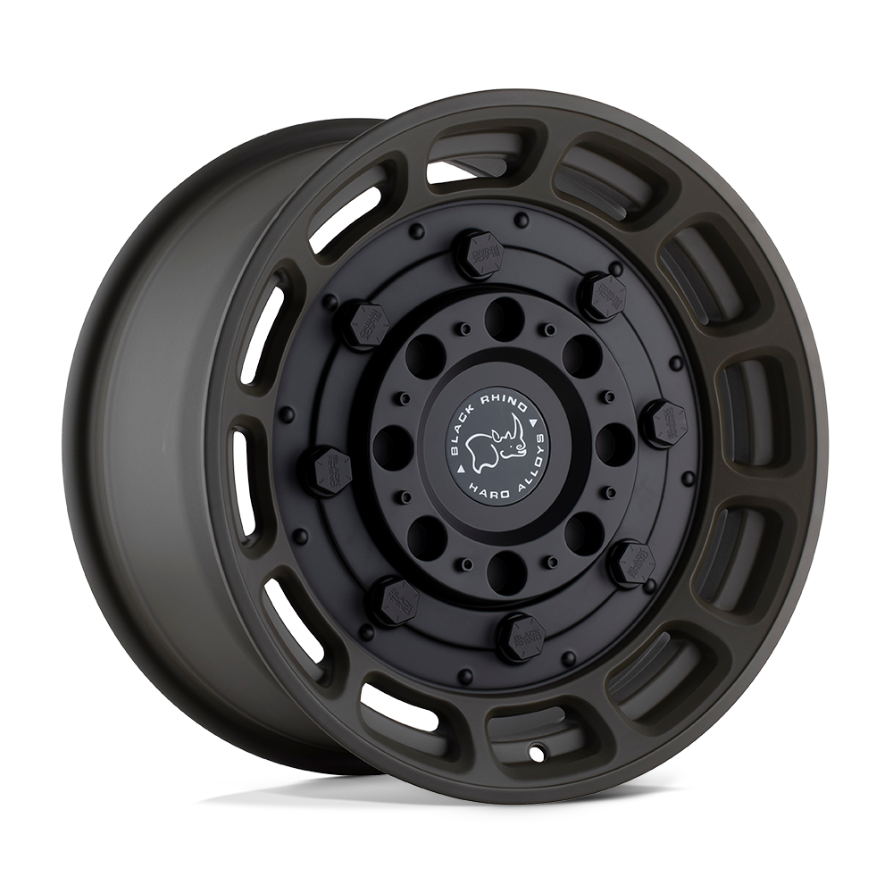 Black Rhino Hard Alloys Warthog Matte Olive Dab Green With Black Center