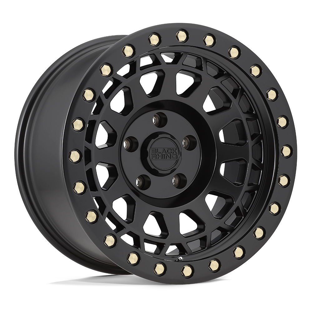 Black Rhino Hard Alloys Primm Matte Black W/ Brass Bolts