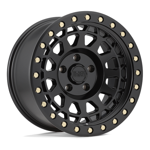 Black Rhino Hard Alloys Primm Matte Black W/ Brass Bolts