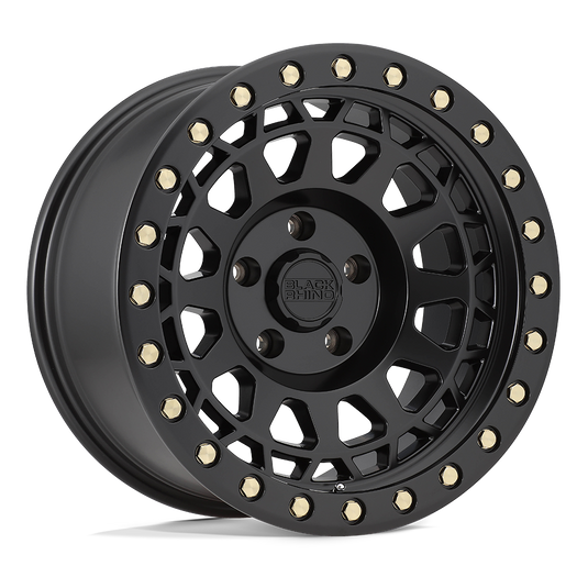 Black Rhino Hard Alloys Primm Matte Black W/ Brass Bolts
