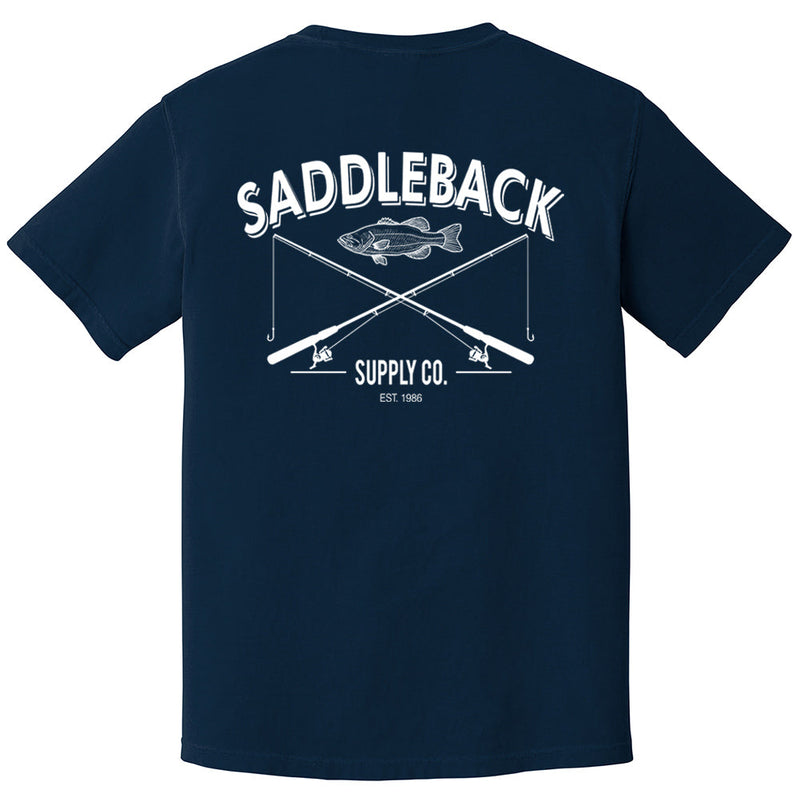 Load image into Gallery viewer, Out Fishin' Pigment Tee
