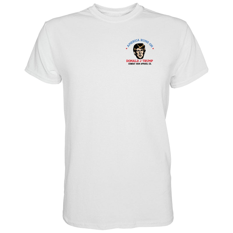 Load image into Gallery viewer, America Run&#39;s On Donald J. Trump Men&#39;s T-Shirt
