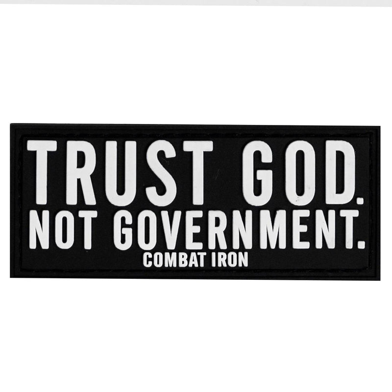 Load image into Gallery viewer, Trust God. Not Government. PVC Patch
