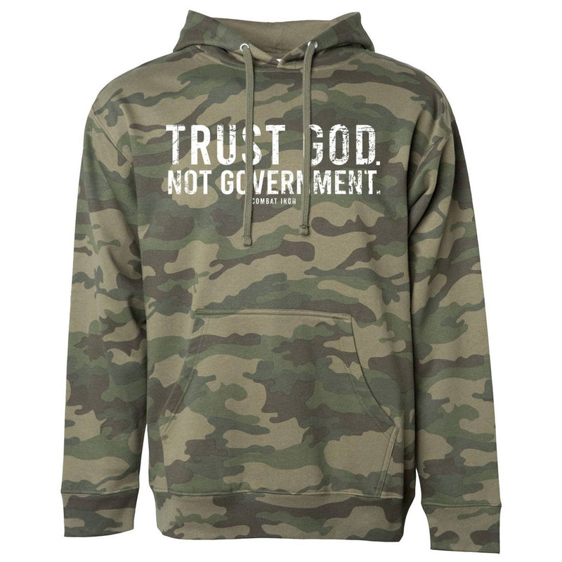 Load image into Gallery viewer, Trust God. Not Government. Men&#39;s Hoodie
