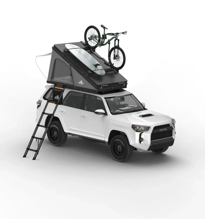 Load image into Gallery viewer, Alpine 51 Hardshell Rooftop Tent – Aluminum – 2 Person – Black – Compact Overland Design
