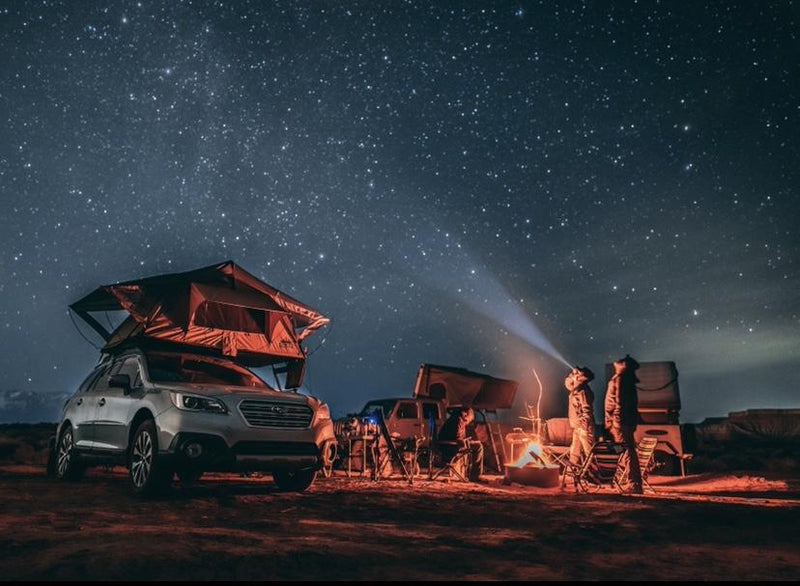 Load image into Gallery viewer, Trailhead Softshell Rooftop Tent – 2 Person – Tan – Lightweight Camping Setup
