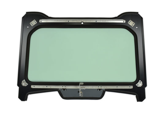 Black Vented Glass Windshield for Polaris RZR Turbo "S" Model with Wiper