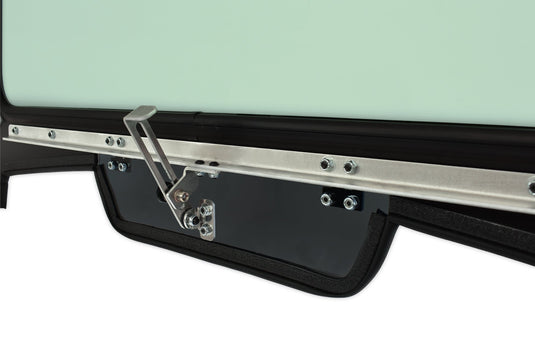Black Vented Glass Windshield for Polaris RZR Turbo "S" Model with Wiper