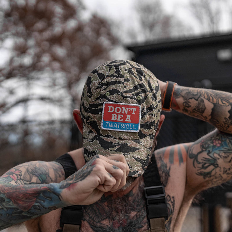 Load image into Gallery viewer, Don&#39;t Be A Twatsicle Patch RipStop Low Pro Hat
