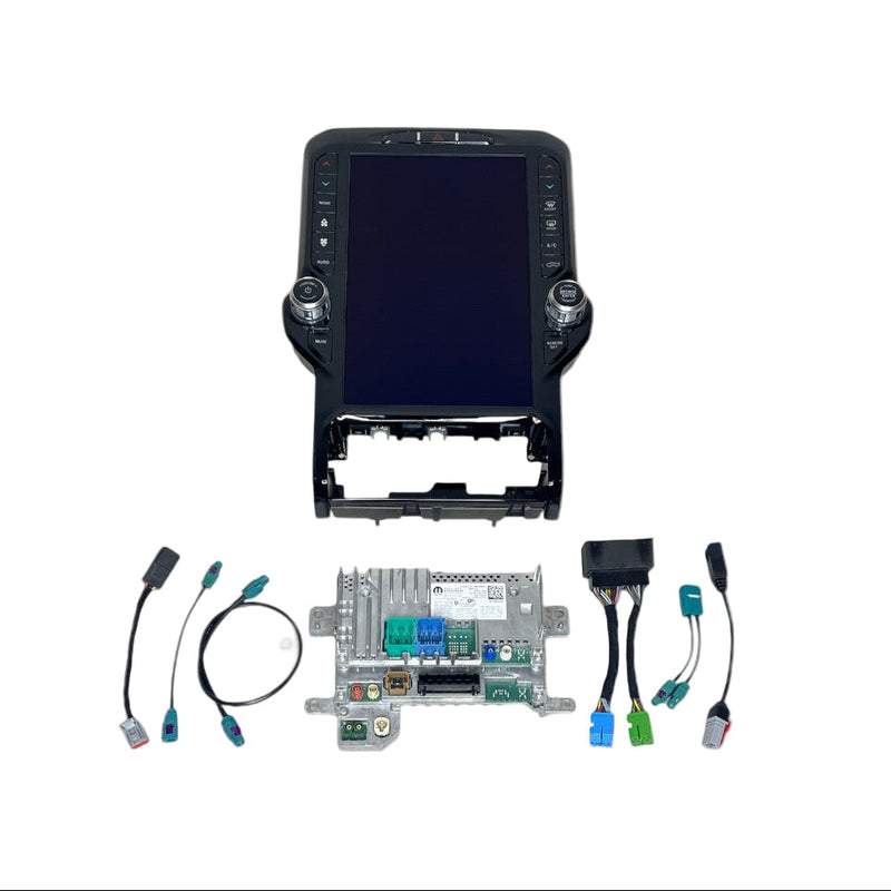 Load image into Gallery viewer, 2019-2021 RAM 1500 UBQ Uconnect 5 Upgrade kit with 12-inch Touchscreen including Wireless Apple CarPlay / Android Auto
