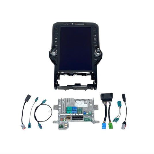 2019-2021 RAM 1500 UBQ Uconnect 5 Upgrade kit with 12-inch Touchscreen including Wireless Apple CarPlay / Android Auto