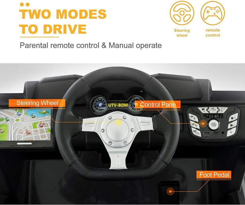 Load image into Gallery viewer, Uenjoy 12V Electric Off-Road UTV Ride On Car for Two, Realistic Design
