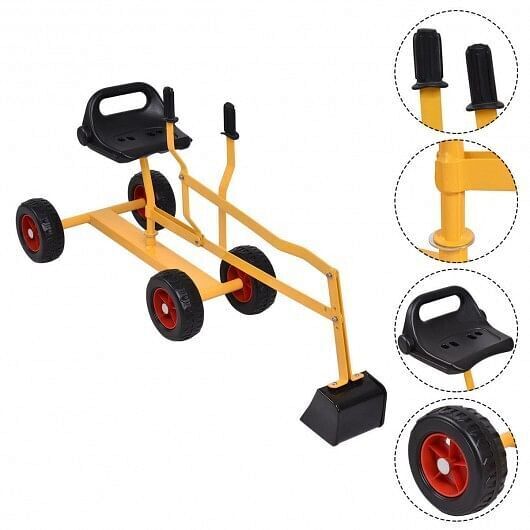 Load image into Gallery viewer, Ultimate 4-Wheel Excavator Sand Digger for Heavy-Duty Kid Play
