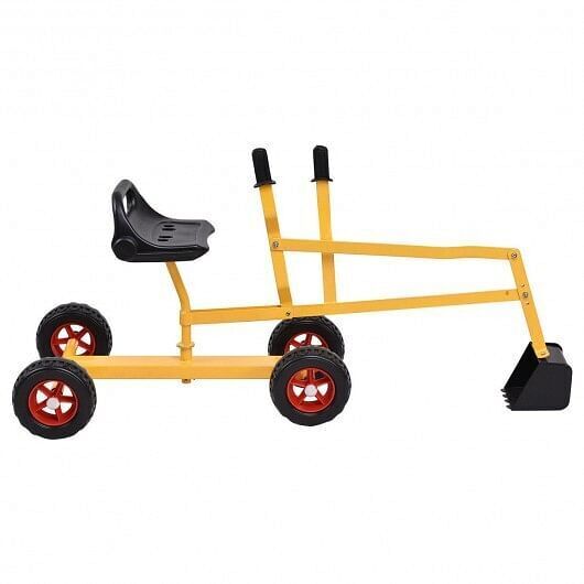 Ultimate 4-Wheel Excavator Sand Digger for Heavy-Duty Kid Playtime