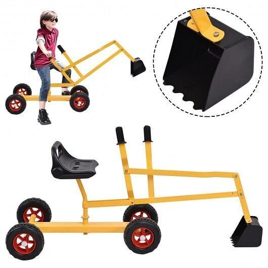 Load image into Gallery viewer, Ultimate 4-Wheel Excavator Sand Digger for Heavy-Duty Kid Playtime
