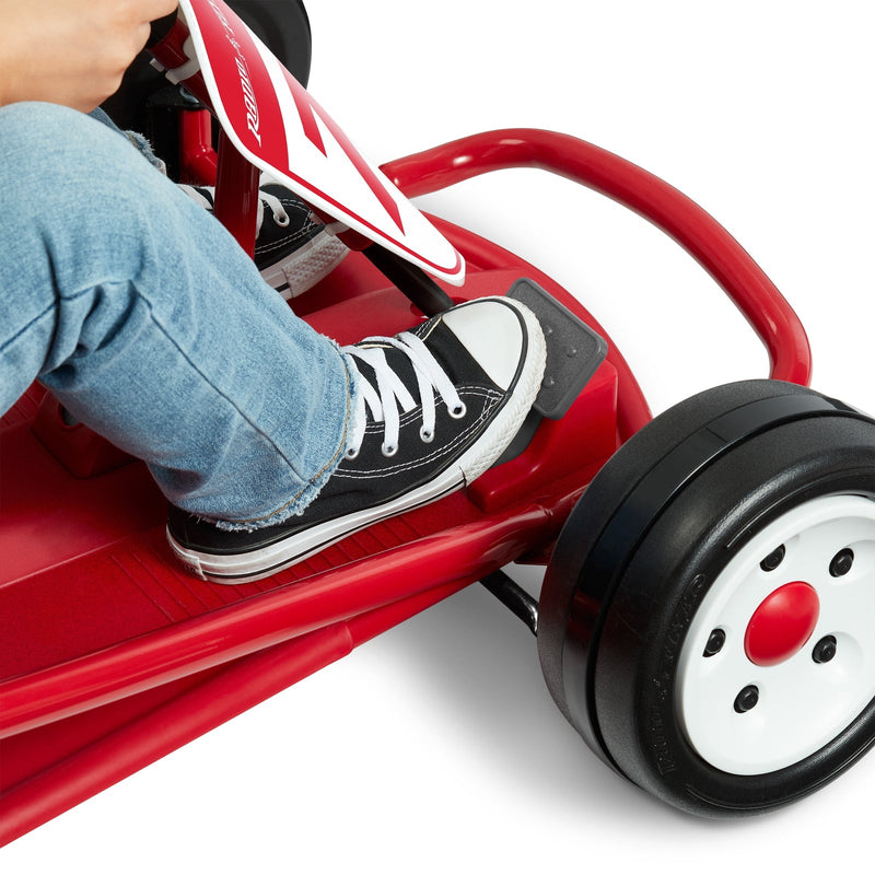 Load image into Gallery viewer, Go-Kart 24V Battery-Powered Ride-On Toy for Kids Ages 3-8 with 8mph Max Speed
