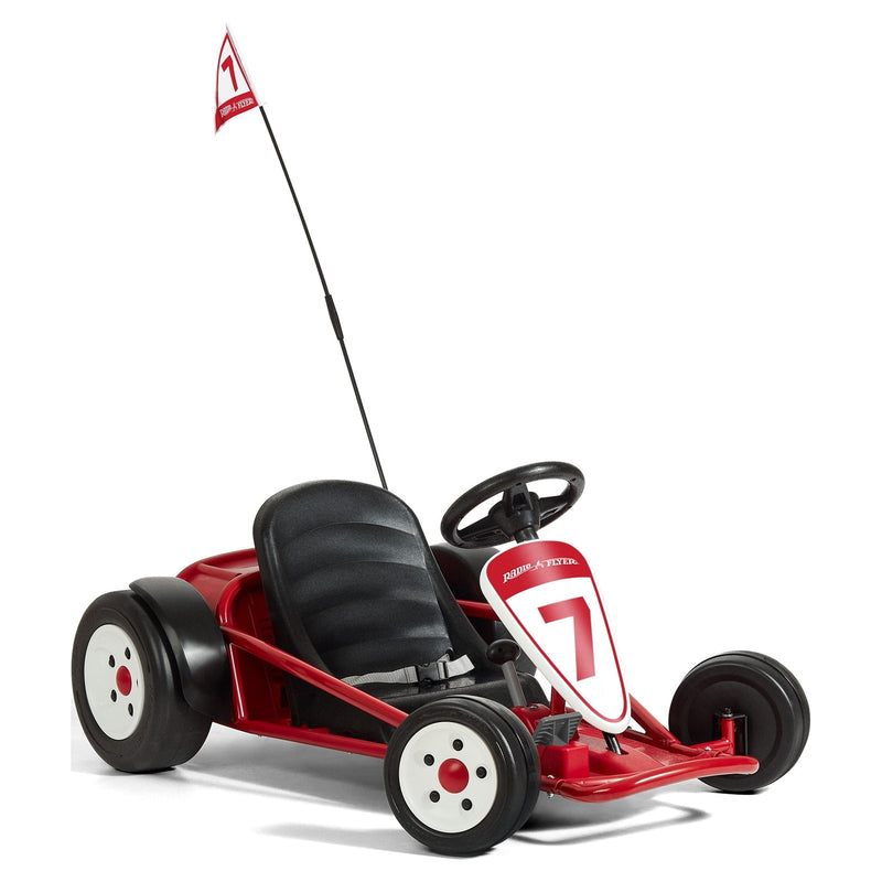 Load image into Gallery viewer, Go-Kart 24V Battery-Powered Ride-On Toy for Kids Ages 3-8 with 8mph Max Speed
