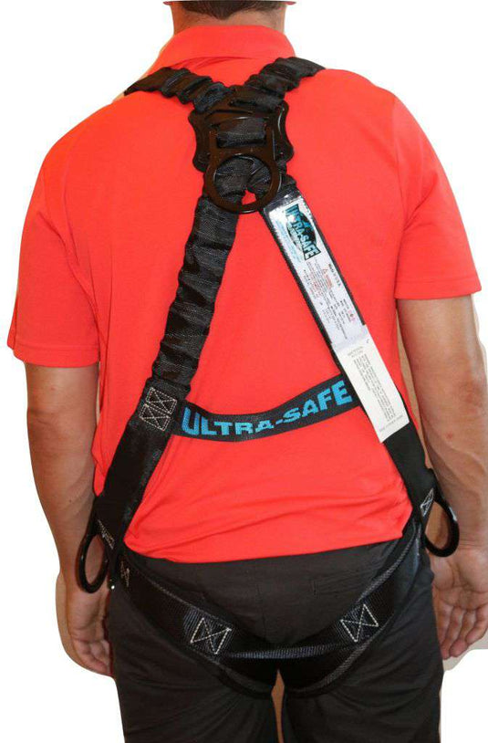 Ultra Pillow-Flex Harness, Quick Release, 3 D-Rings & Padded Leg Straps | UPF-96305QL