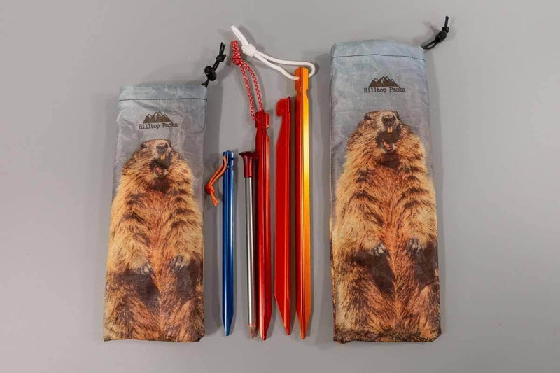 Load image into Gallery viewer, Ultralight Tent Stake Bag Funny Prints
