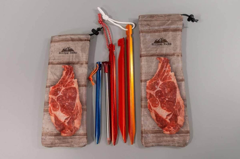 Load image into Gallery viewer, Ultralight Tent Stake Bag Funny Prints
