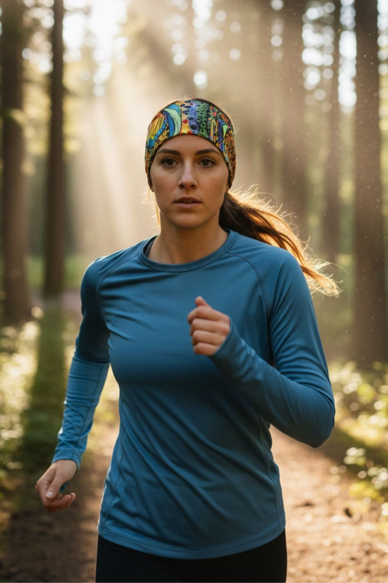 Load image into Gallery viewer, Unbound Brown Jersey Headband
