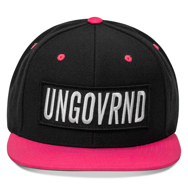 Load image into Gallery viewer, Ungovrnd Oversized Patch Flatbill SnapBack Hat
