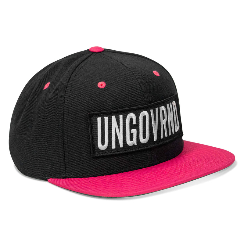 Load image into Gallery viewer, Ungovrnd Oversized Patch Flatbill SnapBack Hat
