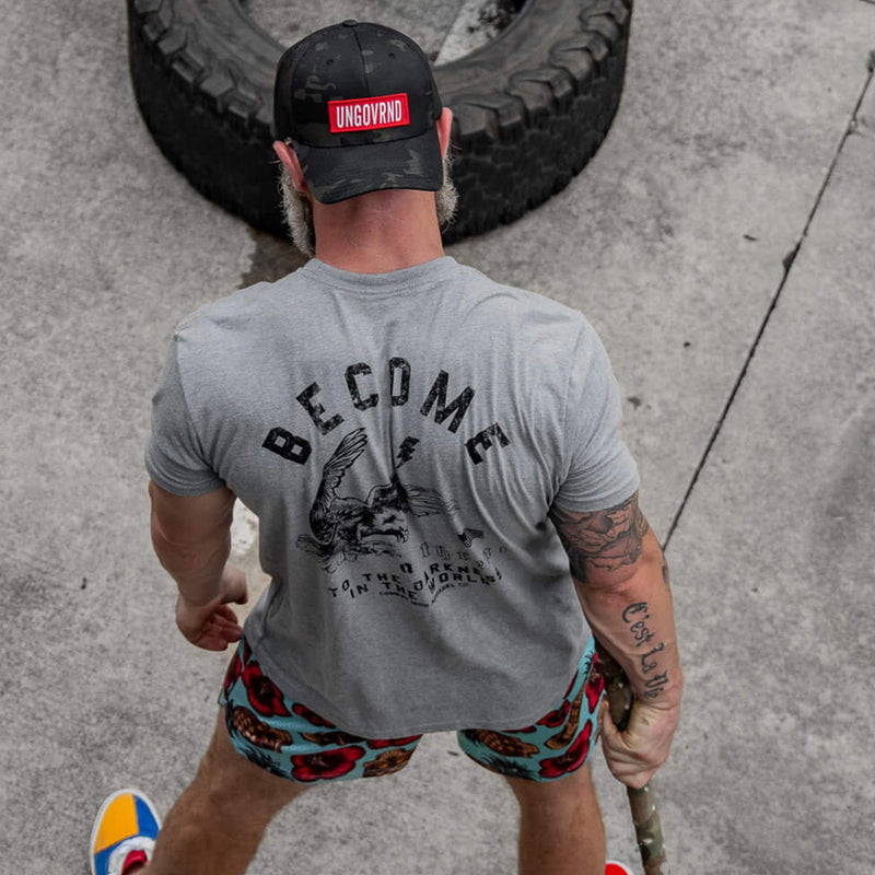 Load image into Gallery viewer, Become A Threat To The Darkness Men&#39;s T-Shirt
