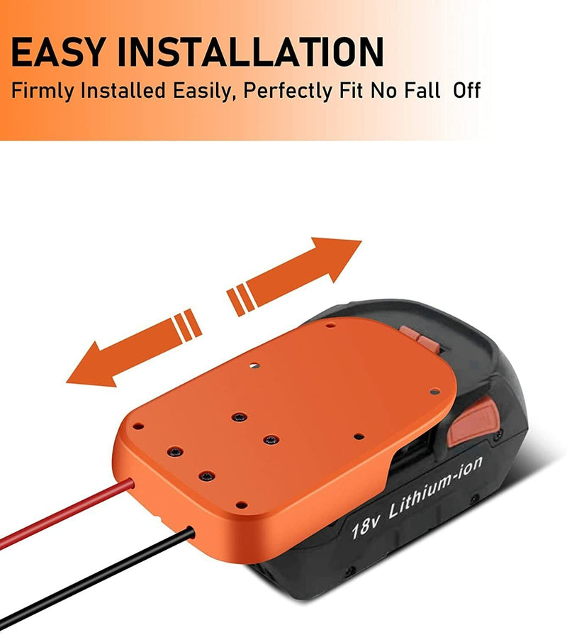 Load image into Gallery viewer, Universal 18V Hyper li-ion Battery Adapter for Ridgid AEG 10X Power Wheels

