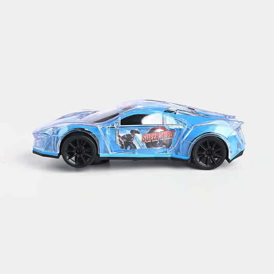 High-Speed Toy Car with Lights and Music for Kids
