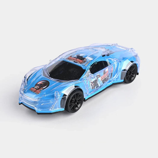 High-Speed Toy Car with Lights and Music for Kids