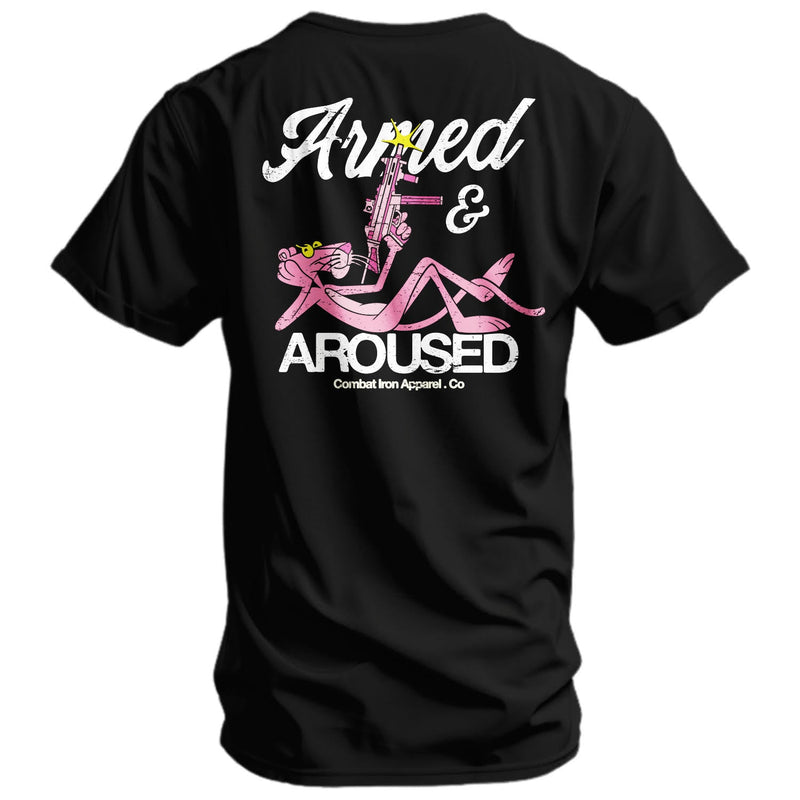 Load image into Gallery viewer, Armed and Aroused  Men's T-Shirt
